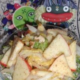 白菜と林檎の塩麹サラダ